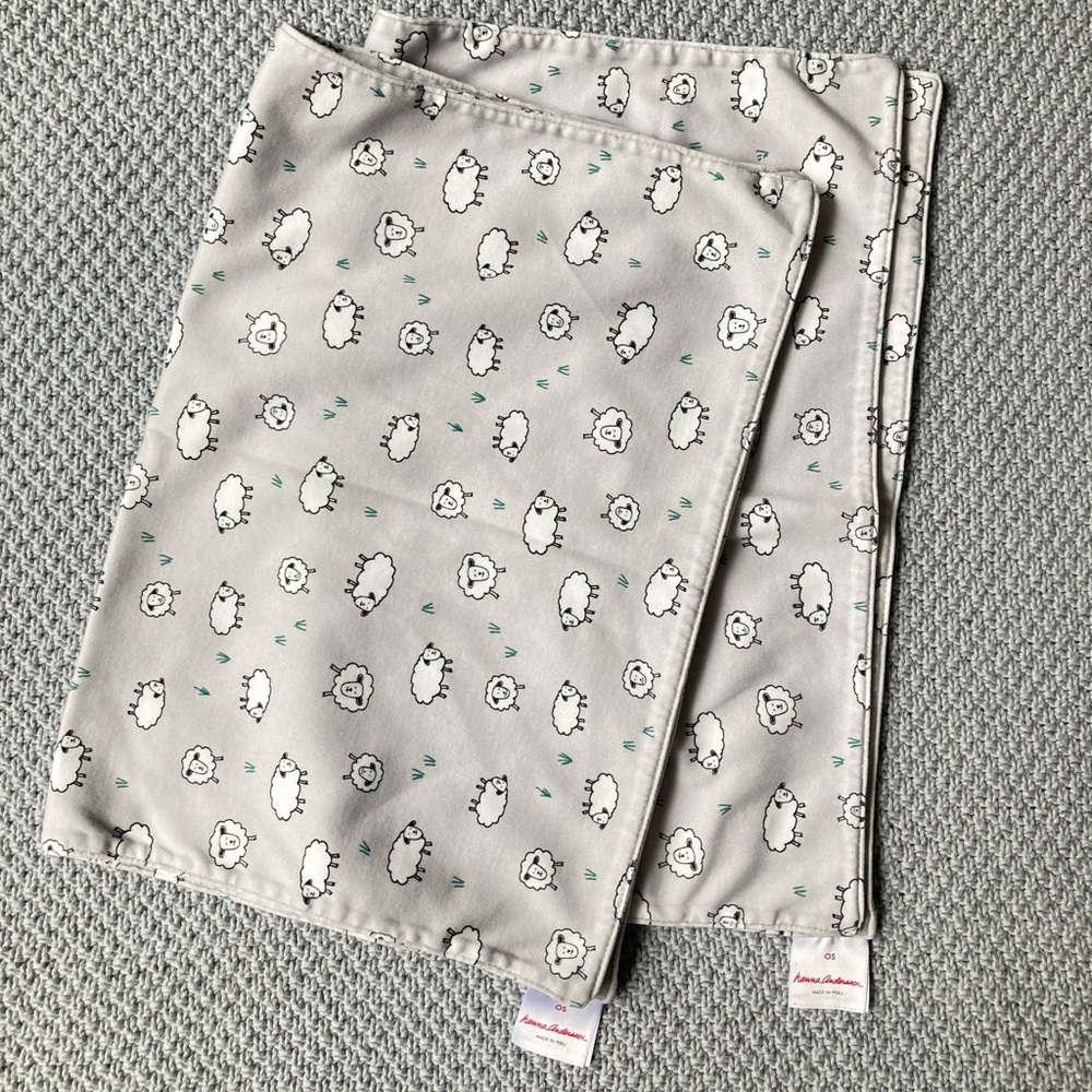 Hanna Andersson Lamb Organic Cotton Burp Cloth